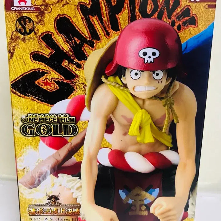 [BUNJANG] Banpresto King of Artist Film Gold Luffy Figure / (원피스피규어)반프레스토 조형왕 정상결전 스페셜 ver 필름골드 루피