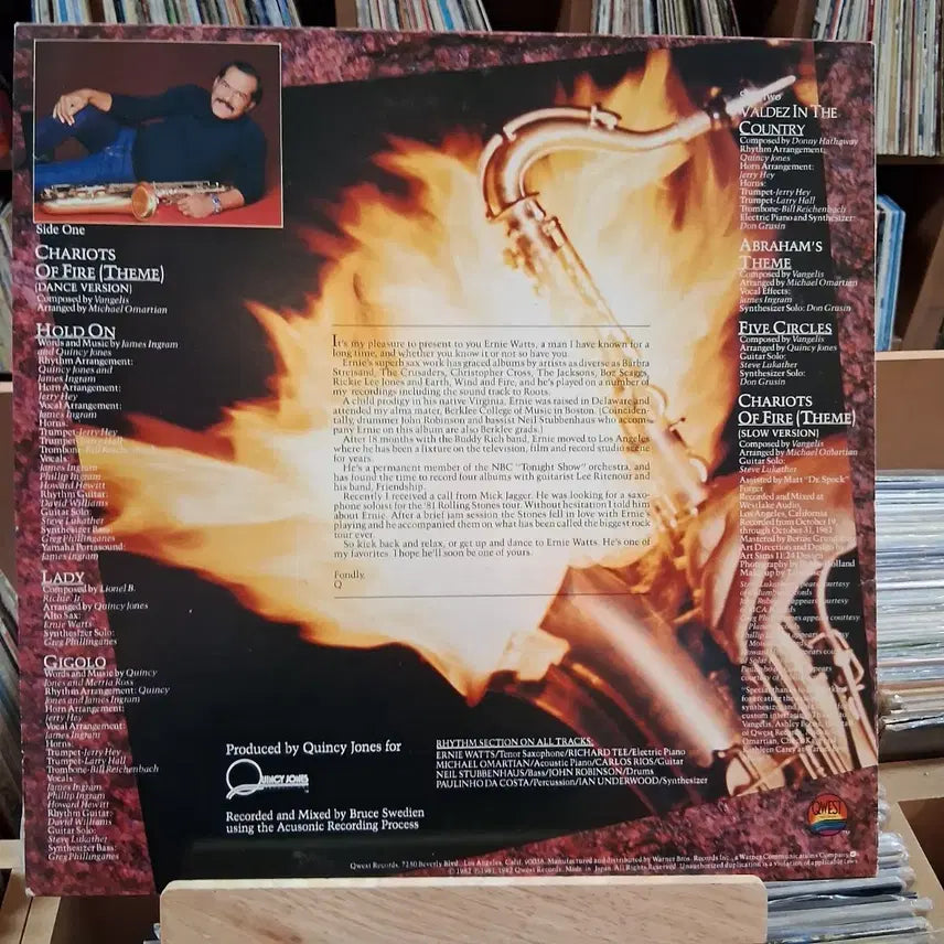 [BUNJANG] Ernie Watts Quincy Jones Presents Fusion Jazz LP / 퓨전 재즈 어니 왓츠 콰시 존스 프레젠트 LP 할인