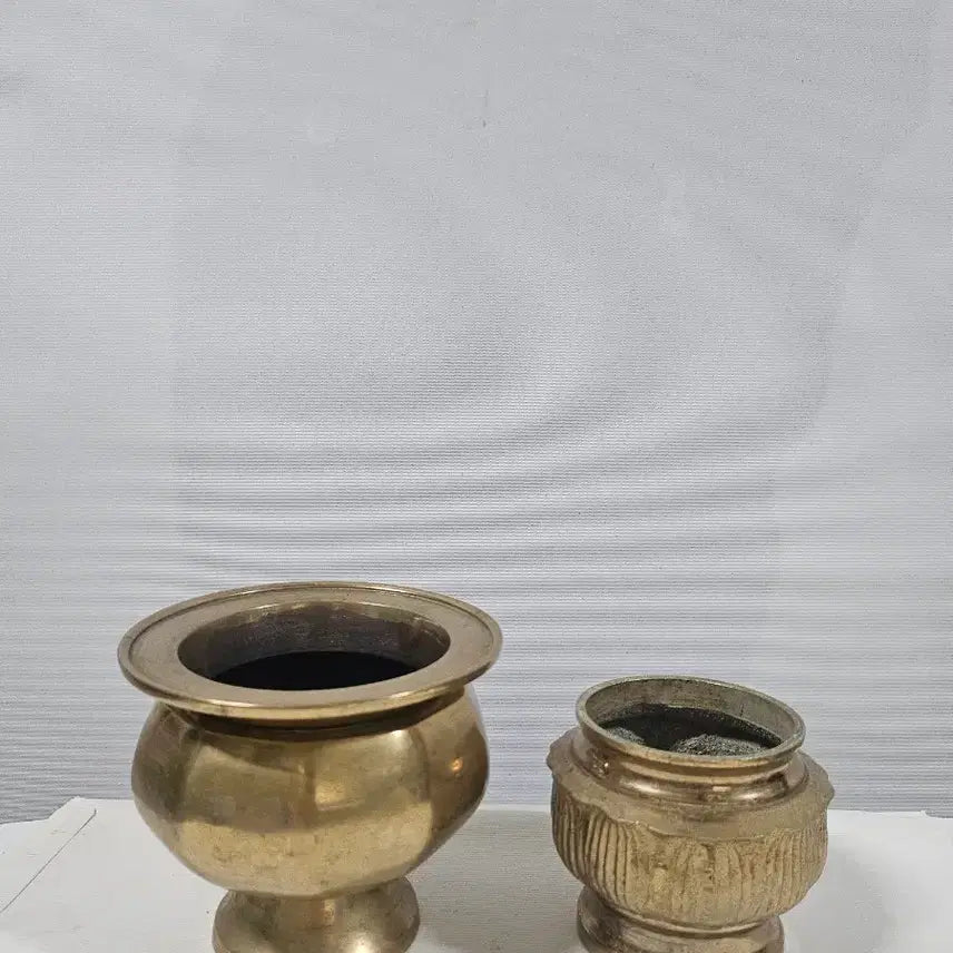 [BUNJANG] Brass Incense Burner Set of 2 / 황동 향로 2개 세트