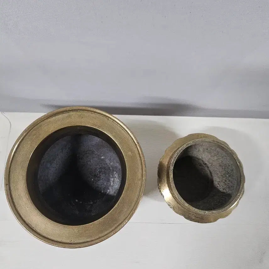 [BUNJANG] Brass Incense Burner Set of 2 / 황동 향로 2개 세트
