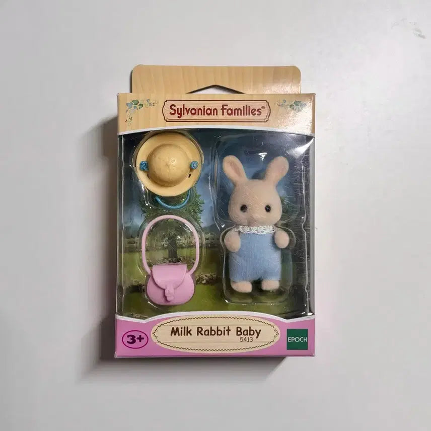 [BUNJANG] Sylvanian Families Milk Rabbit Baby Figure / 실바니안 밀크토끼 직립 아기