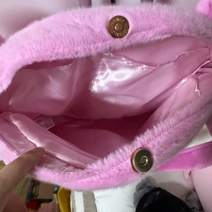 [BUNJANG] Monchhichi Cherry Blossom Pink Large Bag New Product / 몬치치 벛꽃 핑크 대형 가방 새상품 판매중 택O