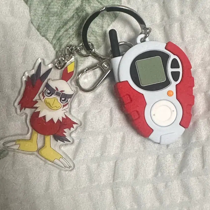 [BUNJANG] Digimon Digivice D3 Keychain Hawkmon / 홍콩 D3 디지몬 호크몬 예지 디지바이스 키링