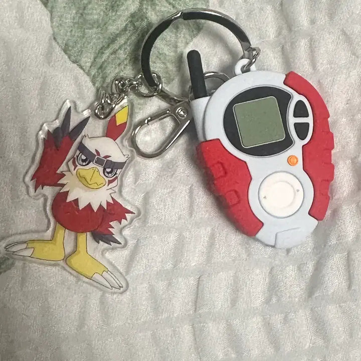 [BUNJANG] Digimon Digivice D3 Keychain Hawkmon / 홍콩 D3 디지몬 호크몬 예지 디지바이스 키링