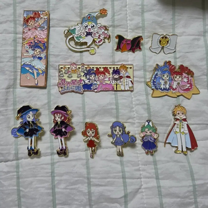 [BUNJANG] Magical DoReMi Twin Princess Badge Set / 신비한별의쌍둥이공주 뱃지