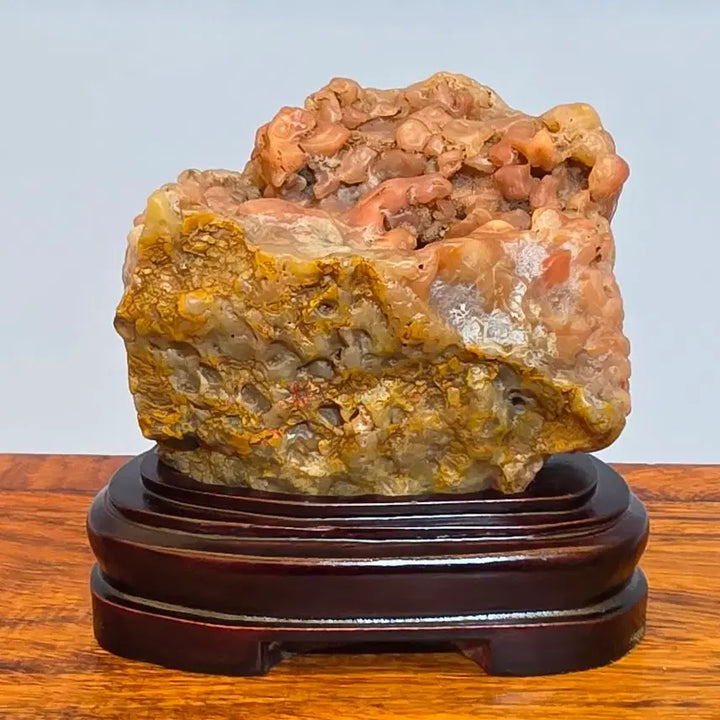[BUNJANG] Polished Agate Mineral Specimen for Good Fortune / 26081911 좋은 기운을 내뿜는 변화가 좋은 영롱한 마노석 광물 수석 팝니다