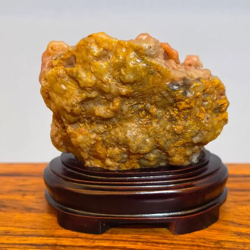 [BUNJANG] Polished Agate Mineral Specimen for Good Fortune / 26081911 좋은 기운을 내뿜는 변화가 좋은 영롱한 마노석 광물 수석 팝니다