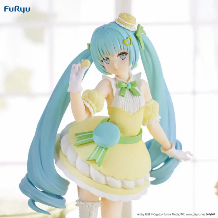 [BUNJANG] FURYU Hatsune Miku Sweet Sweets Figure Citron Macaron / 후류 하츠네미쿠 스위트스위츠 피규어 시트론 마카롱