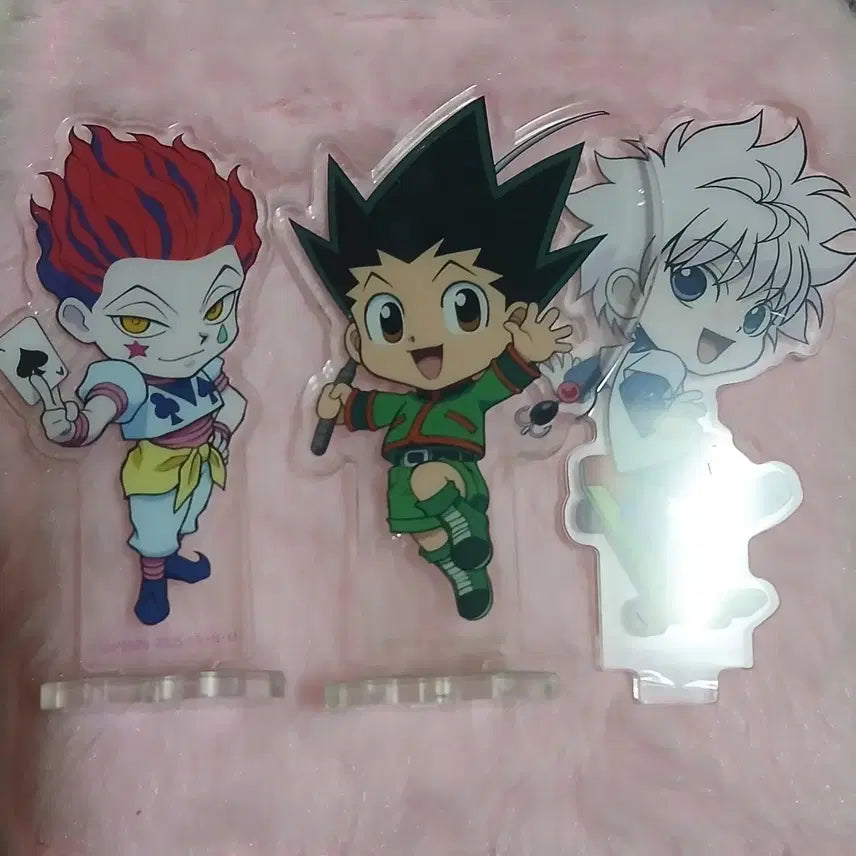 [BUNJANG] Hunter x Hunter Mini Acrylic Standee Set - Gon, Killua, Kurapika, Leorio, Hisoka / 헌터헌터 미니 아크릴 스탠드 곤 키르아 크라피카 레오리오 히소카