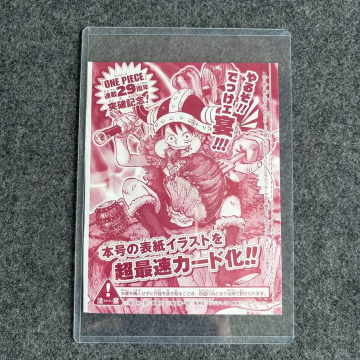 [BUNJANG] Gogi Luffy P-159 Monkey D. Promo Card Pack / (일판)고기루피 P-159 몽키D 프로모 카드 팩당2.4