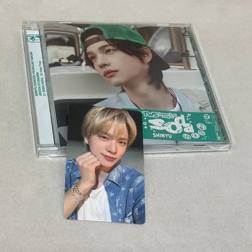 [BUNJANG] TWS Shinyu Sealed Solo Album + Ball Bread Photocard SodaSoda POB / 투어스 신유 미개봉 솔로반+볼찌빵 포토카드 소다소다 특전 tws sodasoda