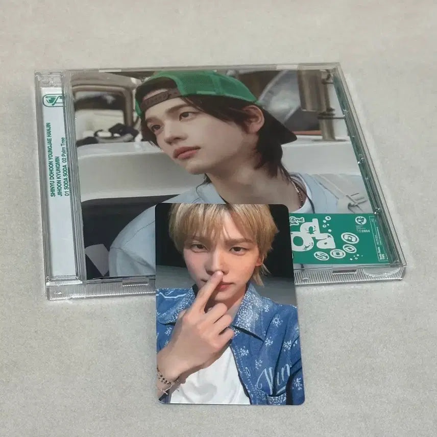 [BUNJANG] TWS Shinyu Solo Album Sealed Photocard &amp; Sodasoda POB / 투어스 신유 미개봉 솔로반+코띵동 포토카드 소다소다 특전 tws sodasoda