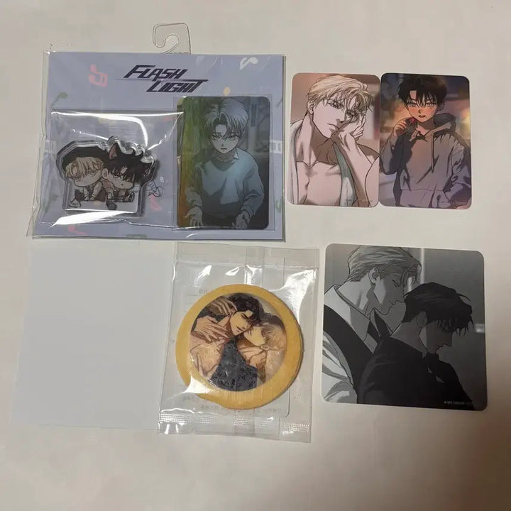 [BUNJANG] Flashlight FLAMO FUN SD Mini Photocard Set with Postcard and Coaster / 플래시라이트 플라 모펀 sd 미니픽 세트 포토카드 포카 코스터 특전 엽서 미개봉 방문포카 양도
