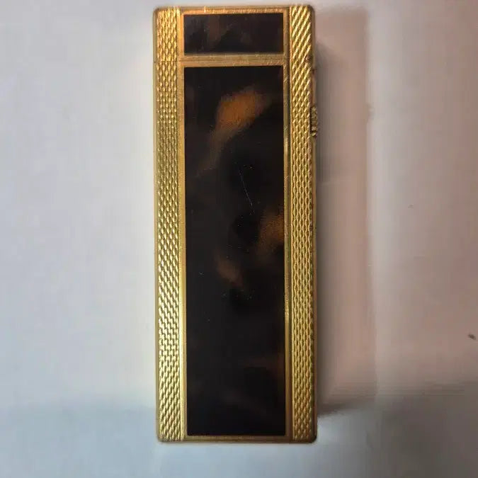 [BUNJANG] Dunhill Rollagas Gold Plated Lighter (Tortoiseshell Lacquer) / 스위스제 던힐 롤라가스(Dunhill Rollagas) 라이터