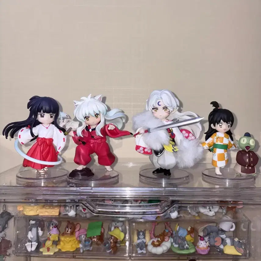 [BUNJANG] Pop Mart Inuyasha Sengoku Period Figure 4-Piece Bundle Set / 팝마트 이누야샤 전국시대 피규어 4종 일괄