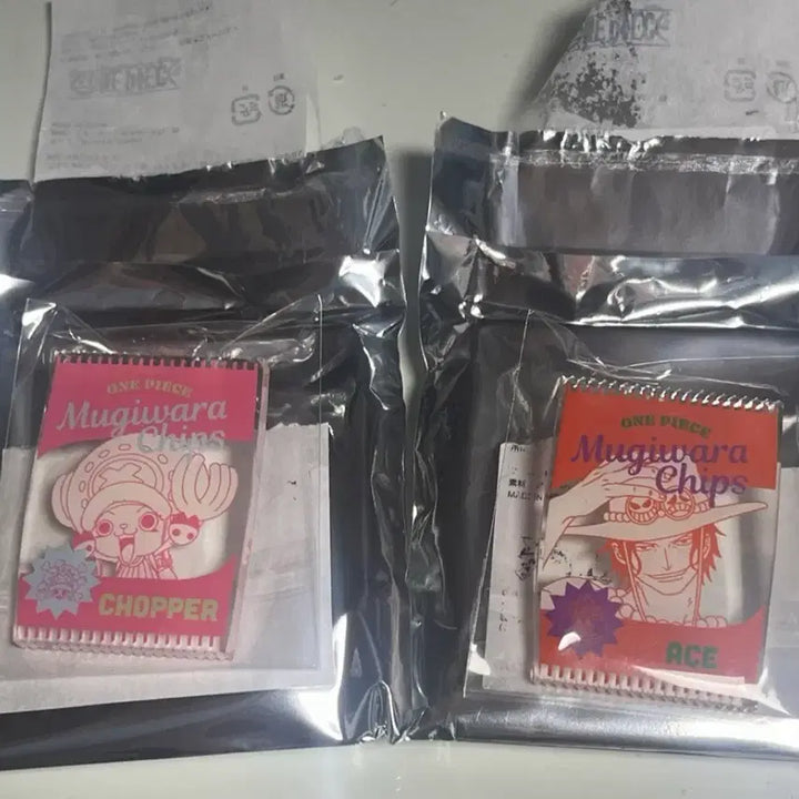 [BUNJANG] Mugiwara Chips Acrylic Clip (Chopper, Ace) Bundle Set / 무기와라 칩스 아크릴 클립 (쵸파, 에이스)