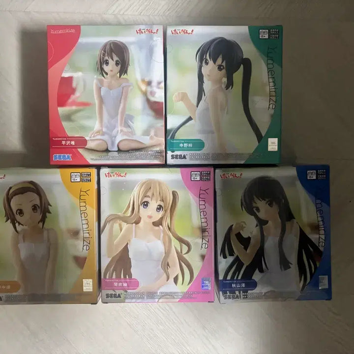 [BUNJANG] SEGA K-ON! 5-Figure Set (Sealed) / (미개봉) 세가 굿즈 케이온 피규어 5종