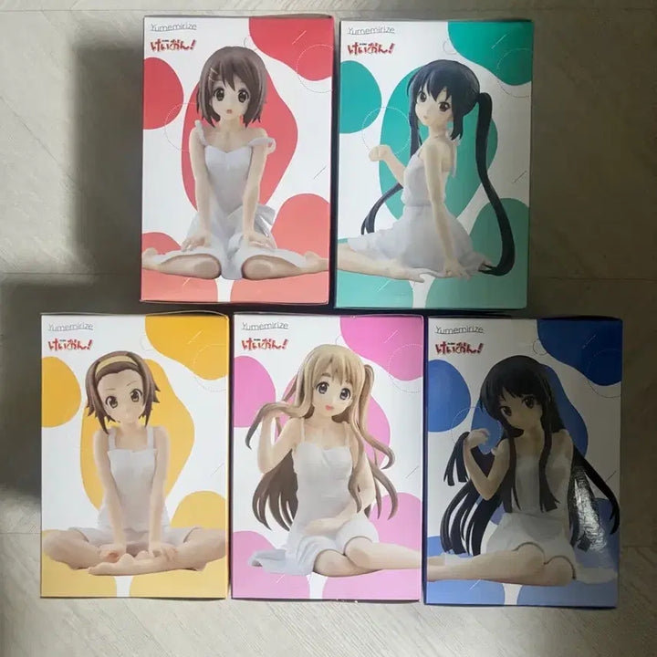 [BUNJANG] SEGA K-ON! 5-Figure Set (Sealed) / (미개봉) 세가 굿즈 케이온 피규어 5종