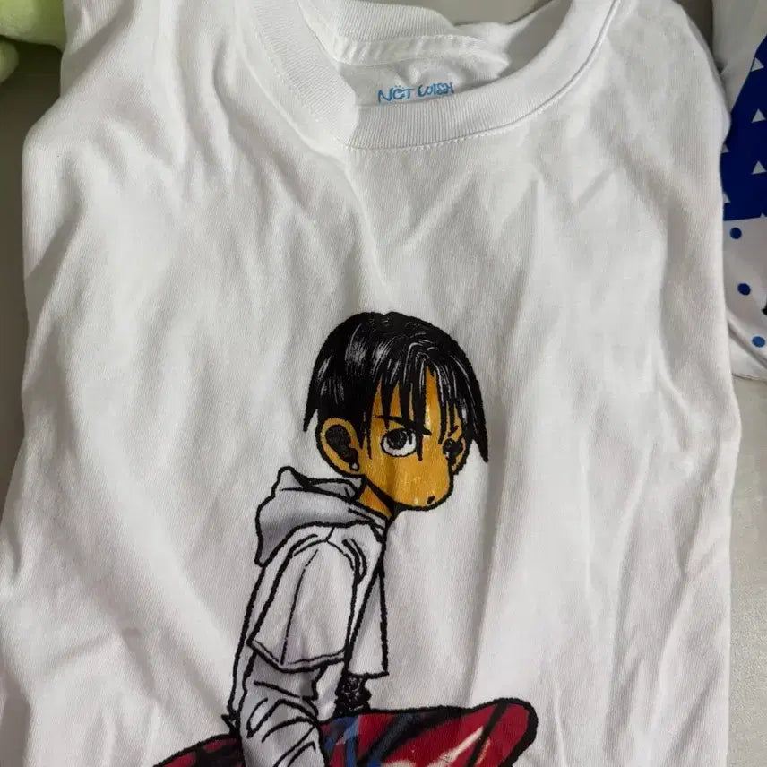 [BUNJANG] NCT WISH Riku Color Popup T-Shirt / 엔시티 위시 컬러 팝업 서츠 리쿠 티셔츠