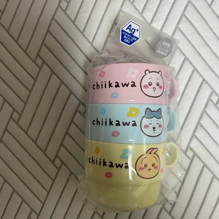 [BUNJANG] Chiikawa Cup Set with Free Sponge / 사은품 증정) 치이카와 컵 세트