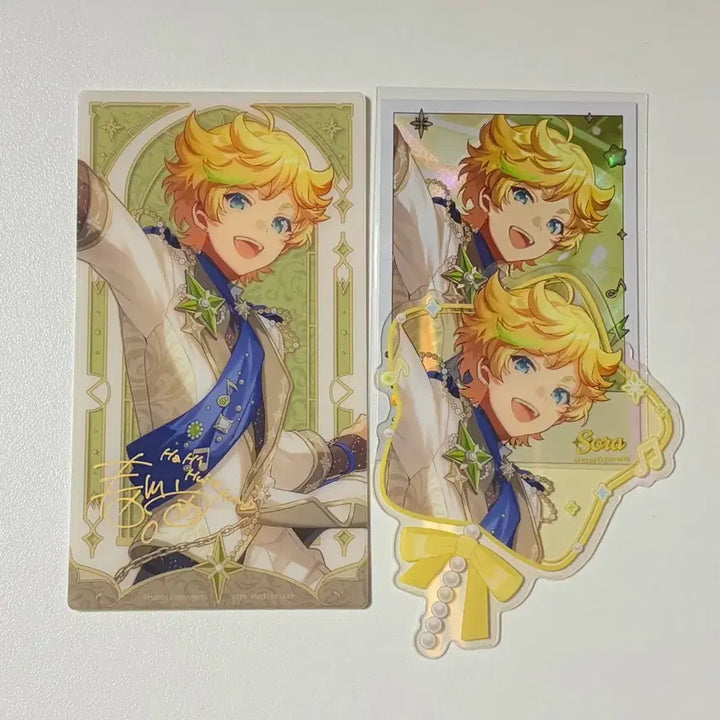 [BUNJANG] Ensemble Stars! 10th Anniversary Pop-up Limited Edition Dream Star Clear Card - Sora / 앙스타 10주년 용산 모펀 팝업 폴라로이드 드림 스타 클리어카드 클카 소라