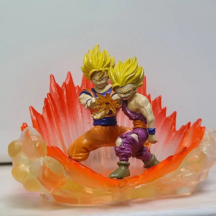 [BUNJANG] Dragon Ball Image Nation Son Gohan &amp; Son Goku Kamehameha Figure / 드래곤볼 이미지네이션 부자 에네르기파 손오반 손오공 피규어