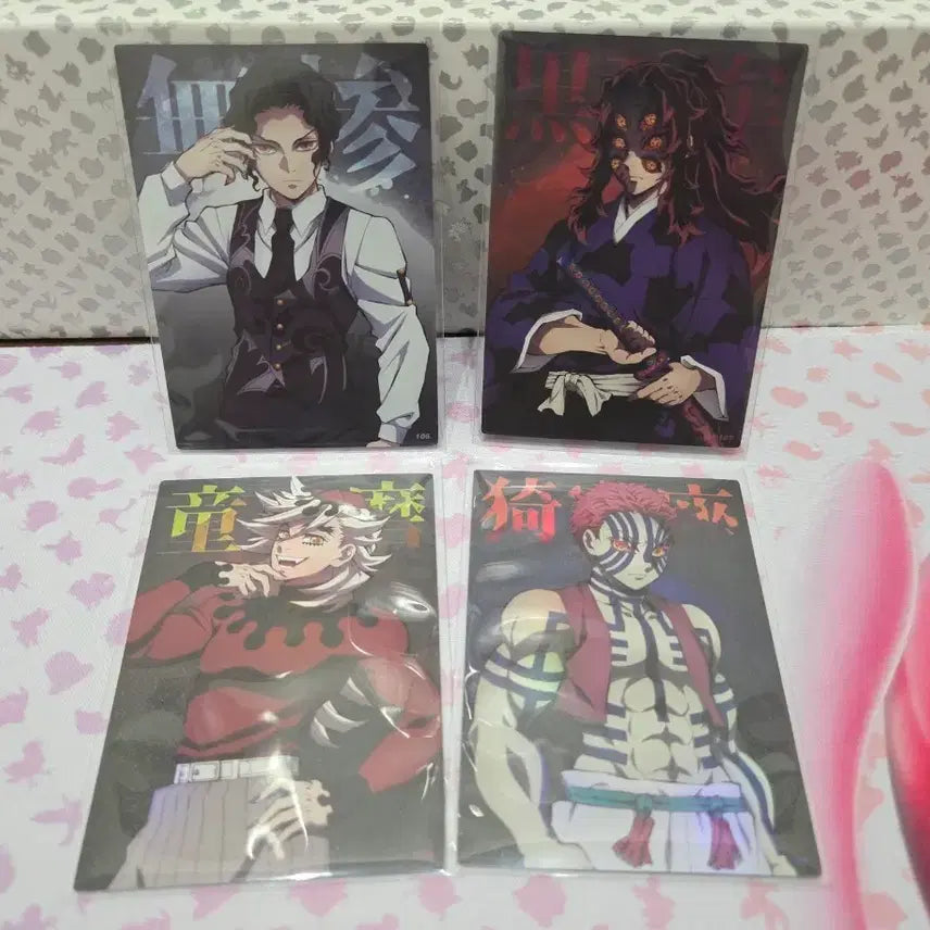 [BUNJANG] Demon Slayer Oni Profile Set - Muzan, Kokushibo, Douma, Akaza / 귀멸의칼날 하이라이트픽 무잔 코쿠시보 도우마 아카자 오니 프로필 세트