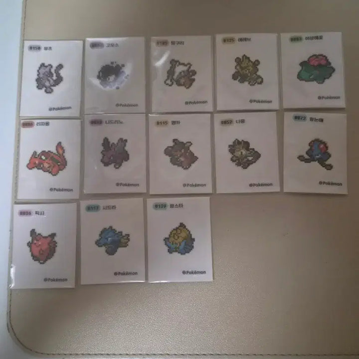 [BUNJANG] Pokemon Pixel Stickers Bundle / 포켓몬 픽셀 띠부씰 팔아요