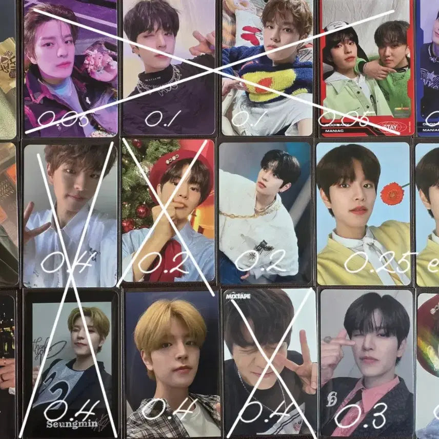 [BUNJANG] Stray Kids Seungmin Photocard / *일괄*스트레이키즈 스키즈 승민 포카 포토카드 양도
