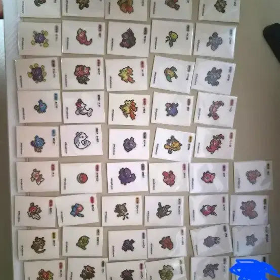 [BUNJANG] Pokemon Pixel Stick Seal Collection / 포켓몬 픽셀 띠부씰 팔아요