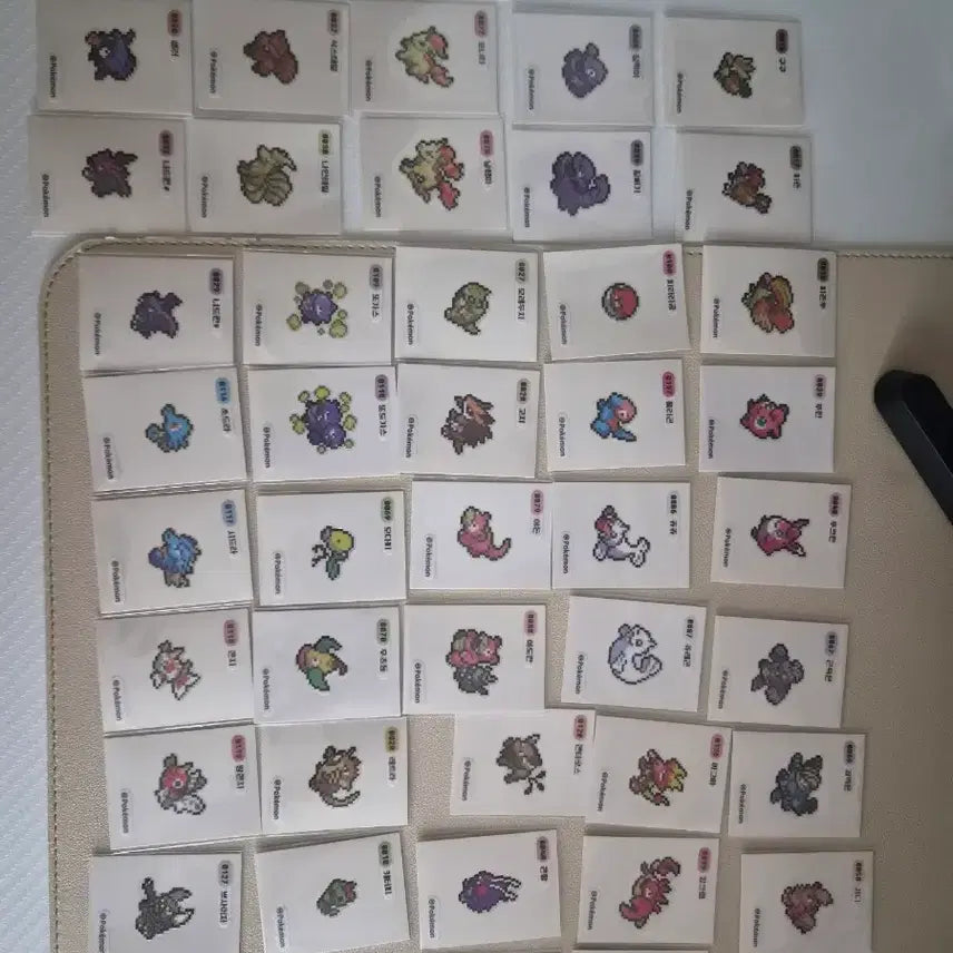 [BUNJANG] Pokemon Pixel Stick Seal Collection / 포켓몬 픽셀 띠부씰 팔아요