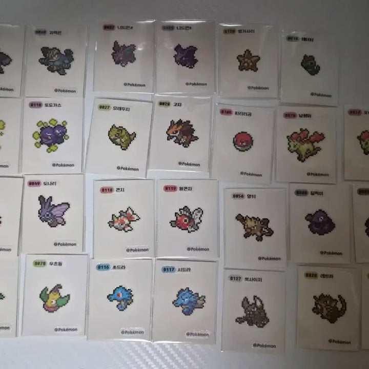 [BUNJANG] Pokemon Pixel Stick Seal Collection / 포켓몬 픽셀 띠부씰 팔아요