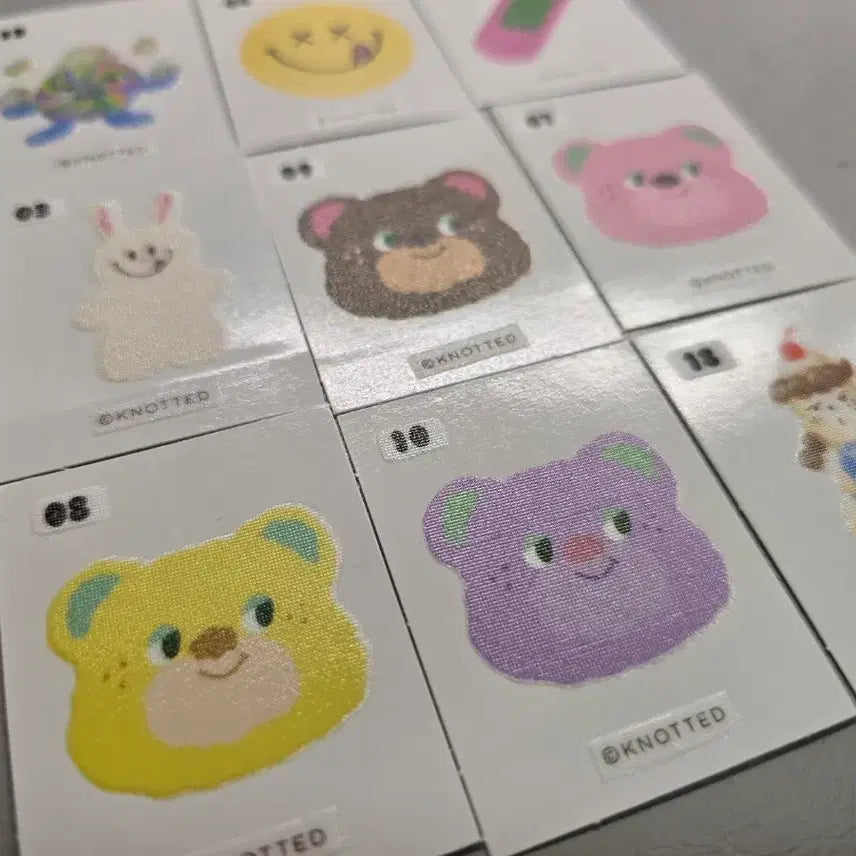 [BUNJANG] Knotted SS Collection Sticker / 노티드 띠부씰