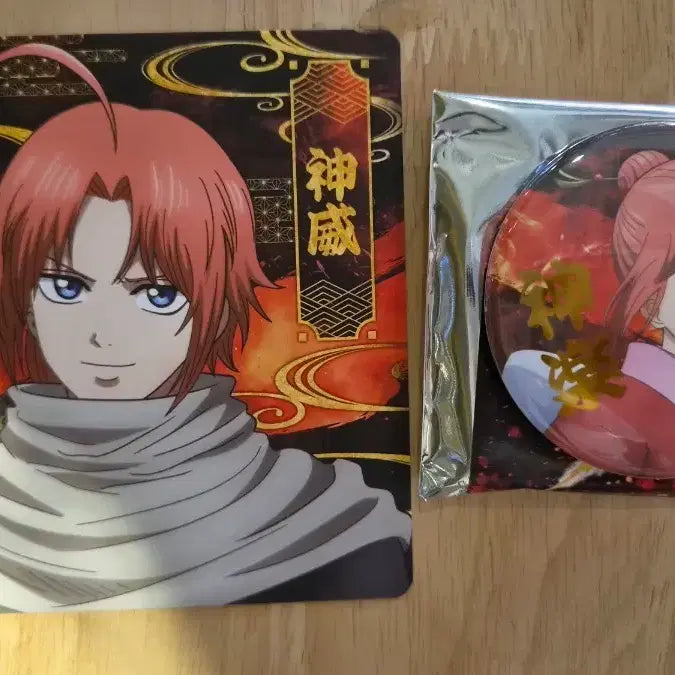 [BUNJANG] Gintama Kamui Coaster, Kagura Badge Set / 은혼 카무이 코스터, 카구라 뱃지