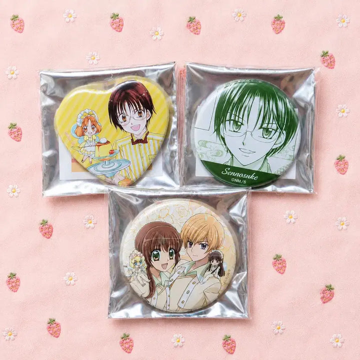[BUNJANG] Dreaming Bakery Strawberry Gaon &amp; Doha Badge Bundle Set / (가격인하x) [일괄] 꿈빛파티시엘 꿈파 감딸기 원가온, 안도하 뱃지