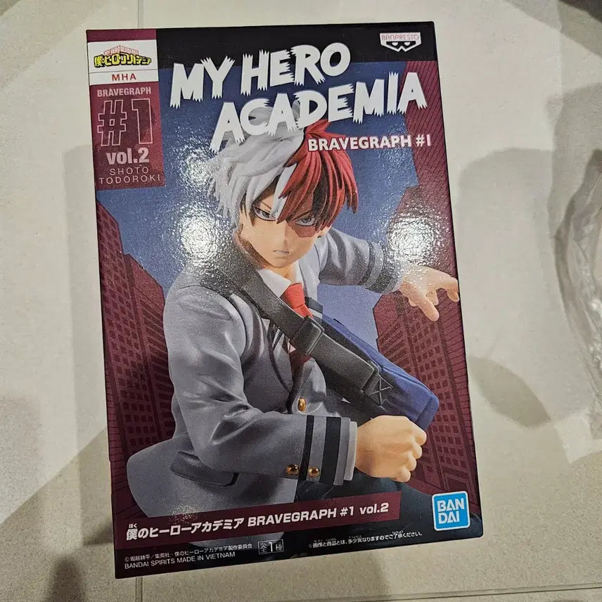 [BUNJANG] Brave Graph Todoroki Shoto Uniform Figure / 미개봉) 브레이브그래프 쇼토 교복 피규어 나히아 히로아카