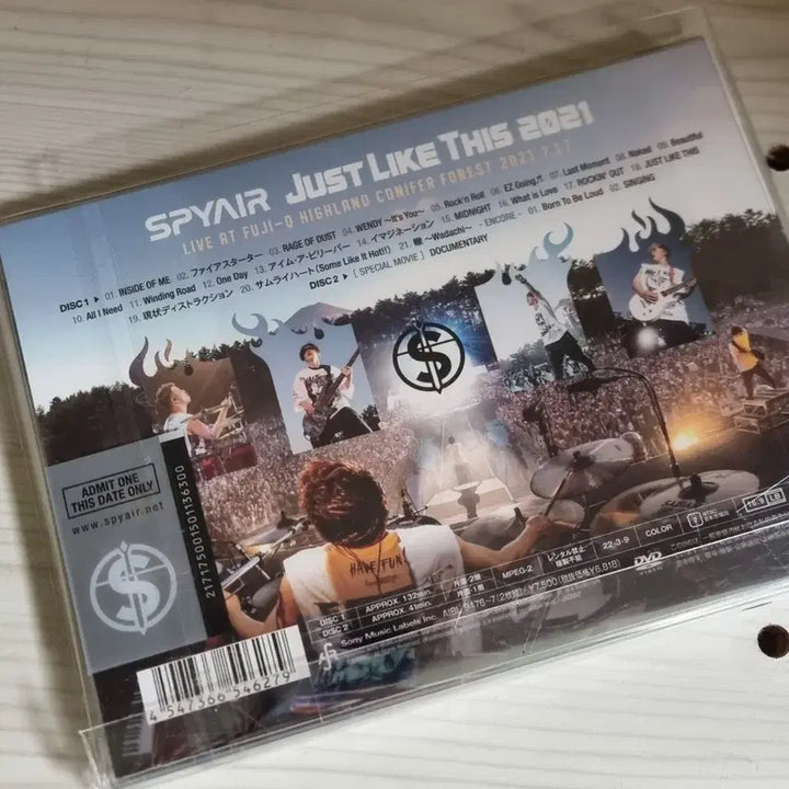 [BUNJANG] Spyair 2021 Jorakdi DVD Limited Edition / 스파이에어 spyair 2021 저락디 딥디 dvd