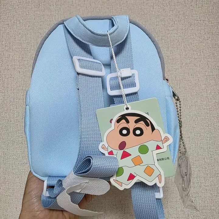 [BUNJANG] Crayon Shin-chan Snow-white Dog Plush Keychain Backpack Charm / 짱구는 못말려 흰둥이 키링 백팩
