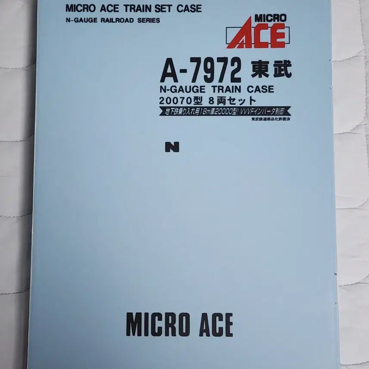[BUNJANG] Micro Ace Tobu 20070 Series 8-Car Model Train / 마이크로에이스 N게이지 도부 20070계 철도모형 판매합니다