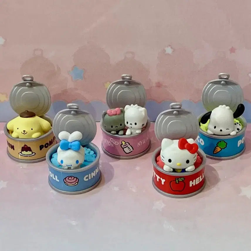 [BUNJANG] Sanrio Canned Food Gacha Hello Kitty Figure / 산리오 깡통 통조림 가챠 헬로키티 판매합니다!!