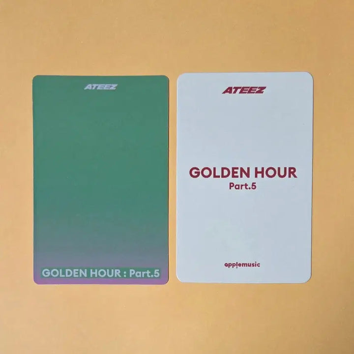 [BUNJANG] ATEEZ San Part.5 Platform Apple Music Photocard / ATEEZ 에이티즈 최 산 part.5 PLATFORM 애플뮤직 포토카드