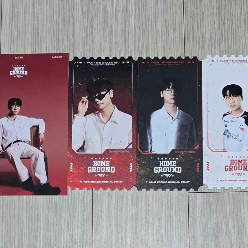[BUNJANG] T1 League of Legends Doran Original Ticket &amp; Postcard Bundle Set / T1 티원 홈그 오리지널 티켓 / 엽서 도란 일괄