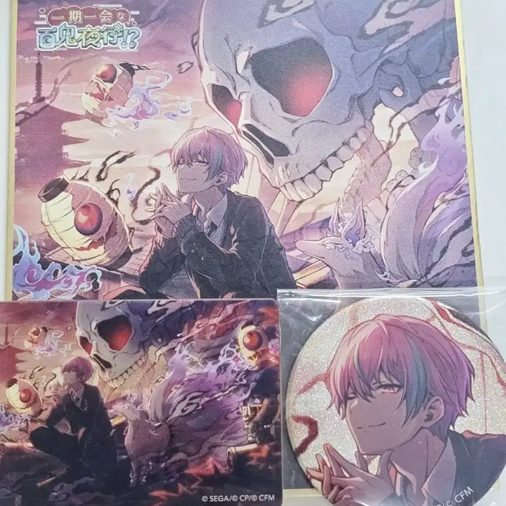 [BUNJANG] Kamishiro Rui "Hyakki Yako" Shikishi, Acrylic, Nobless Art, Can Badge Set / 프세카 프로세카 카미시로 루이 백귀야행 색지 아크릴 노블아트 캔뱃지