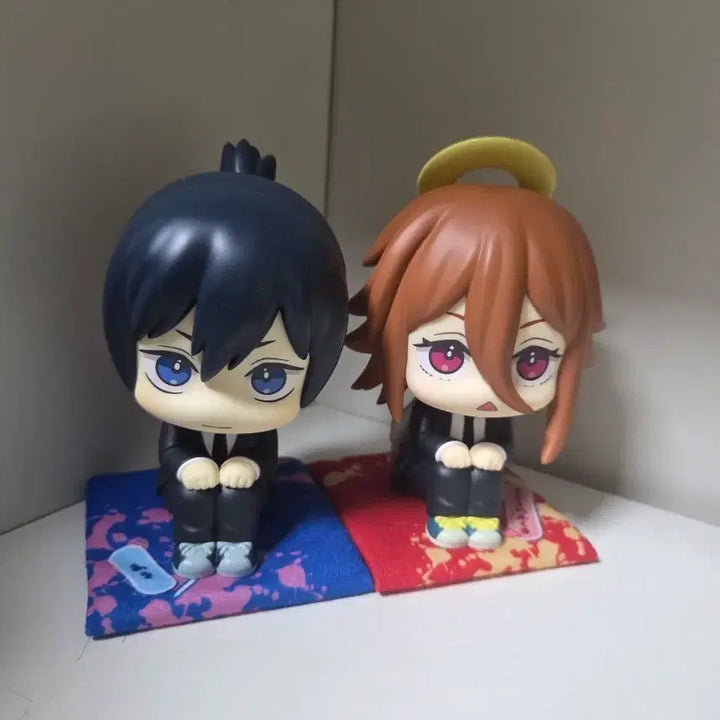 [BUNJANG] Chainsaw Man Aki &amp; Angel Devil Look Up Figures (Open Box) / 체인소맨 아키 천사의 악마 룩업