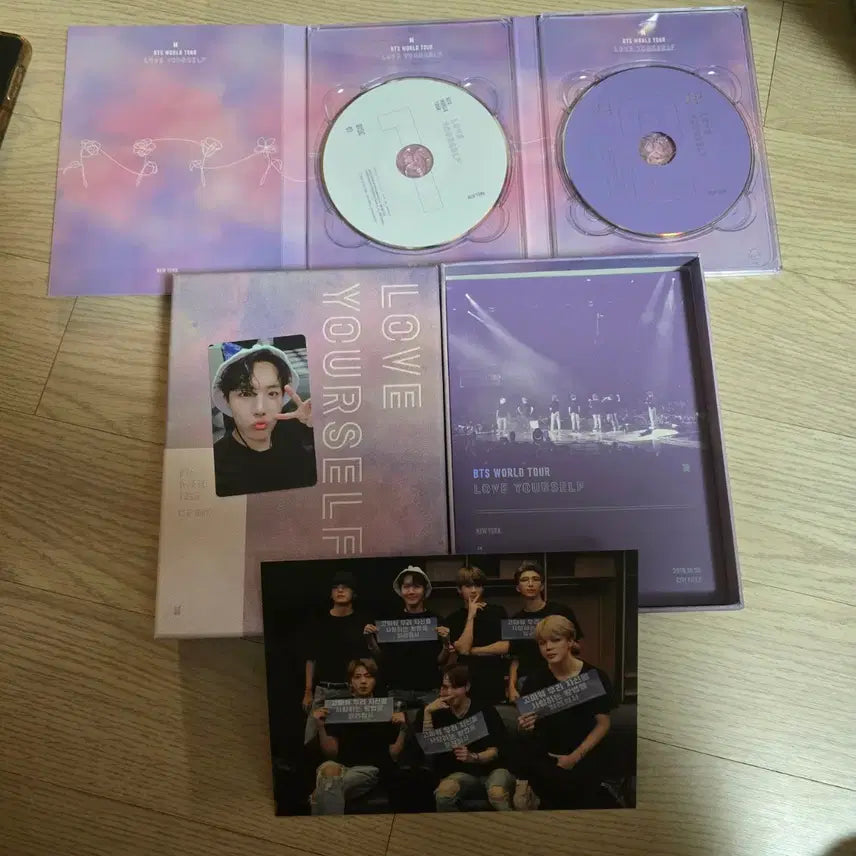 [BUNJANG] BTS J-Hope LOVE YOURSELF New York DVD Full Set Photocard / 방탄 럽셀 뉴욕 dvd 호석 제이홉 포카포함 풀셋양도.  bts J-hope