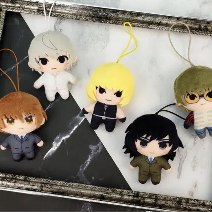 [BUNJANG] Death Note Kapuko Friends Doll Keyring 2nd Edition Full Set (5 Types) / 선착순 1명!! 마지막 한 세트 특가할인!! (새상품) 데스노트 카푸코프렌즈 인형 키링 2탄 5종 풀세트