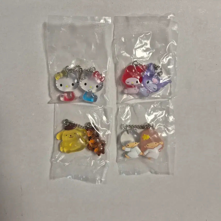 [BUNJANG] Sanrio Nakayoshi Drop Charm Gacha Set (Sealed) - Kitty, My Melody, Kuromi, Pompompurin / 산리오 나카요시 드롭 참 가챠 미개봉 새상품 일괄 키티 마이멜로디 쿠로미 폼폼푸린 트윈스타 봉봉드롭