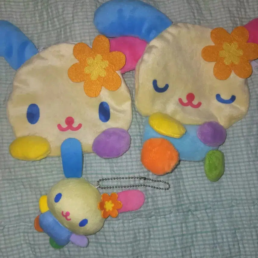 [BUNJANG] Usahana Gacha Face Pouch Doll Keychain / 우사하나 가챠 페이스 파우치 인형 키링