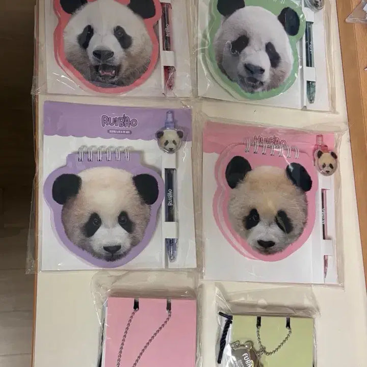 [BUNJANG] Bao Family Merchandise Bundle Set / 바오패밀리굿즈세트 바오(쌍둥이,푸바오 목걸이2종,노트4종 푸바오제외,스티커)등 일괄로 판매 해요~
