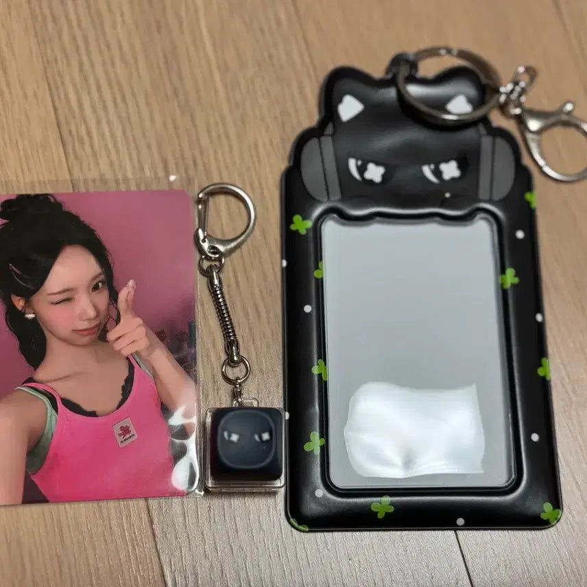 [BUNJANG] Ressene Wonyoung Photocard Holder &amp; Keyring Bundle Set / 리센느 원이 공방포카, 레미니 조타 홀더, 조타 키캡 키링 일괄